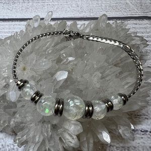 Opal Beaded 5 Stone Bracelet (220)